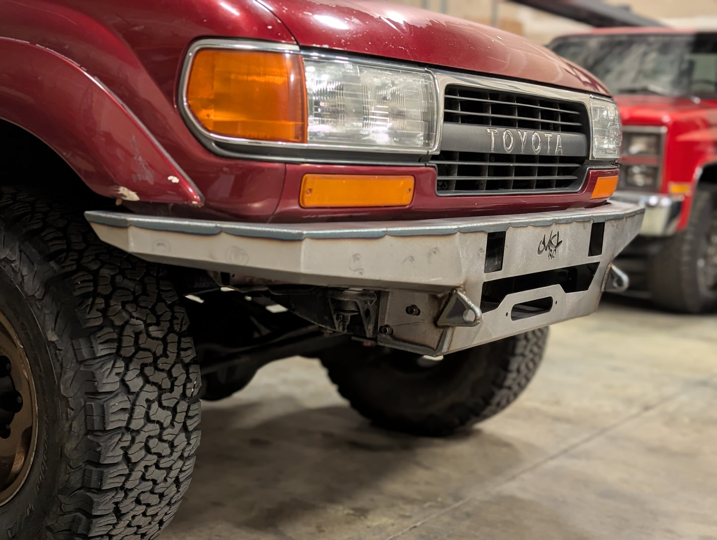 Toyota Land Cruiser 80 Series and Lexus LX 450 front winch bumper