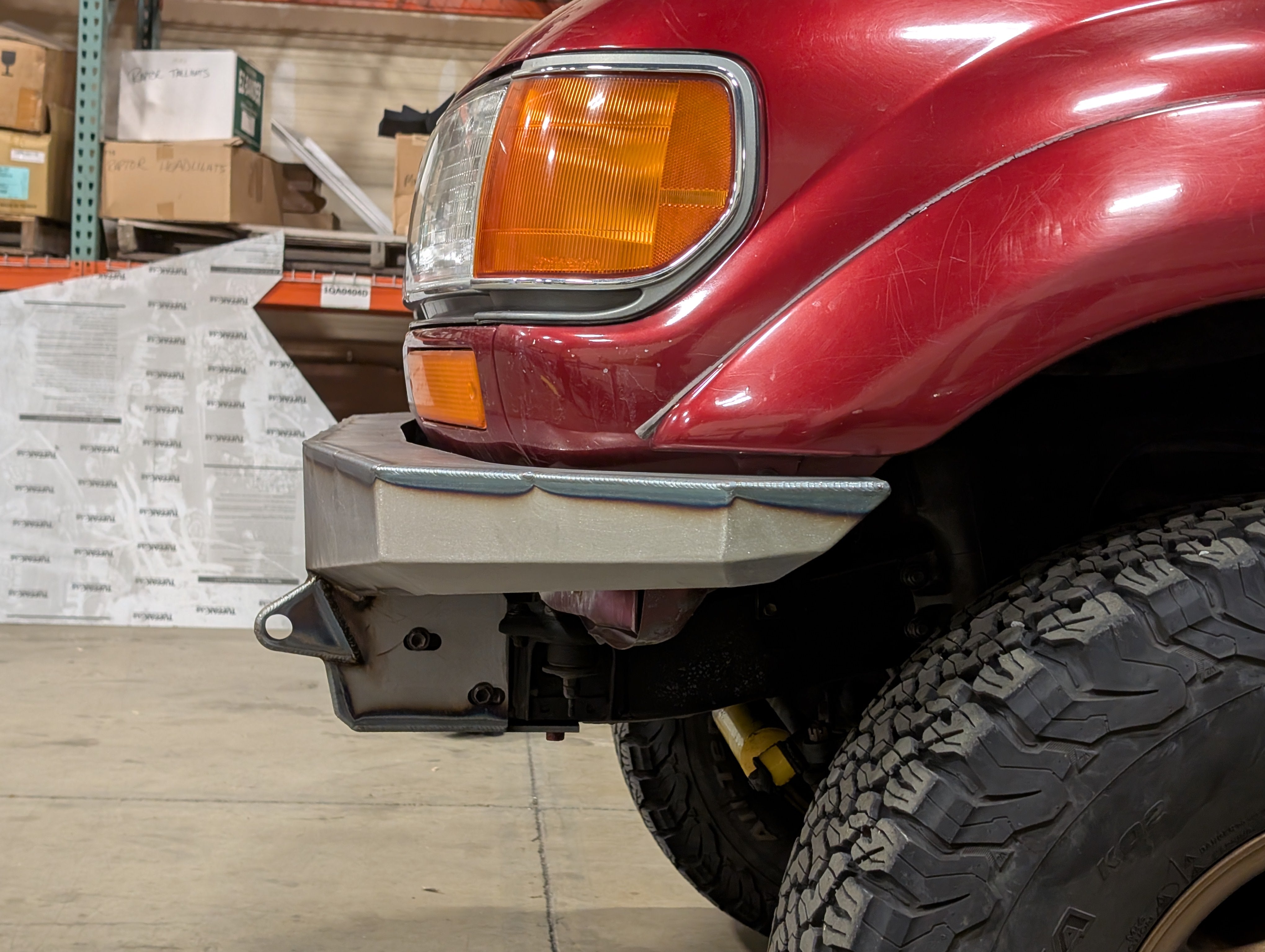 Toyota Land Cruiser 80 Series and Lexus LX 450 front winch bumper
