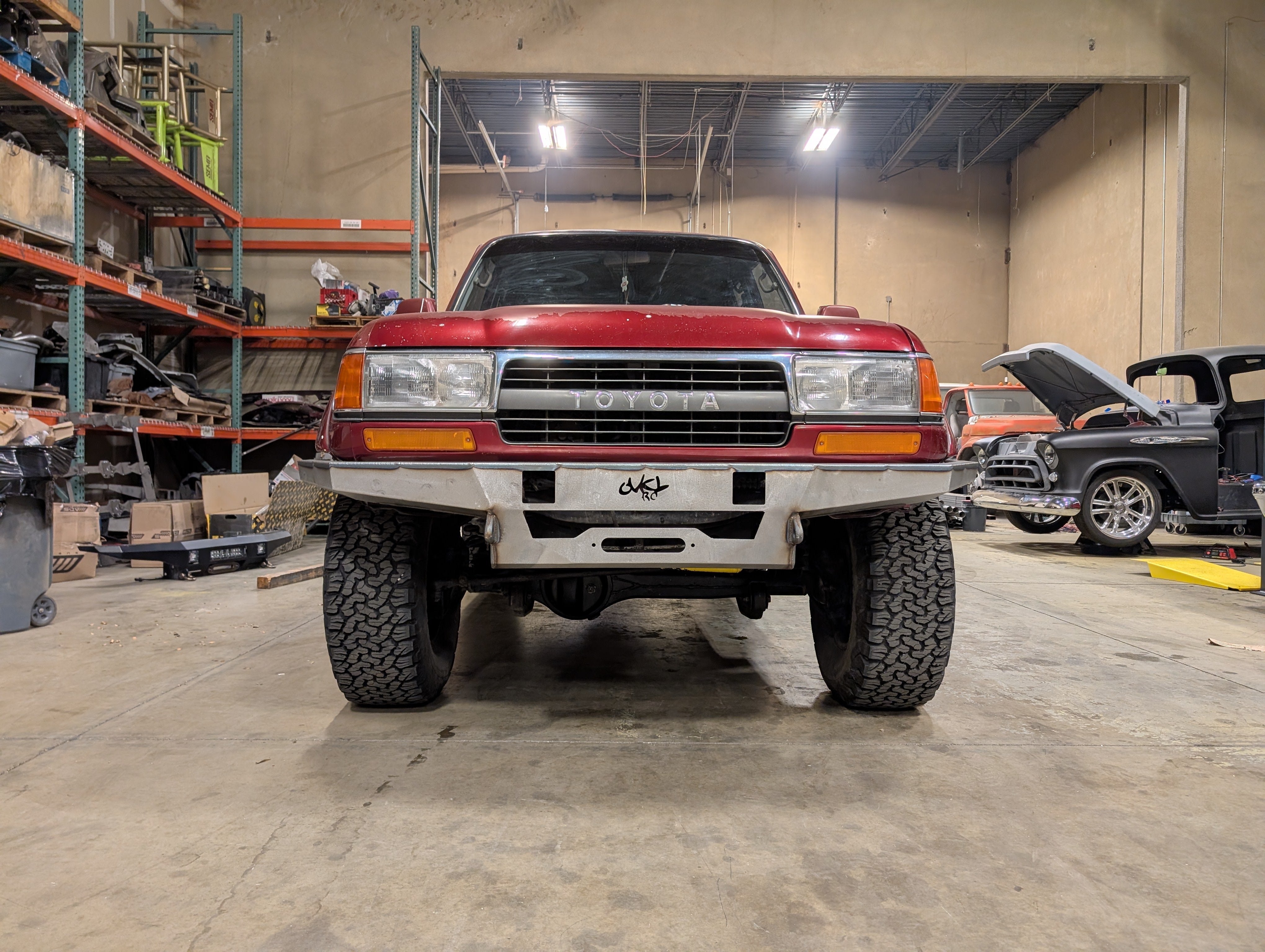 80 Series DIY Front winch bumper – Overkill Racing