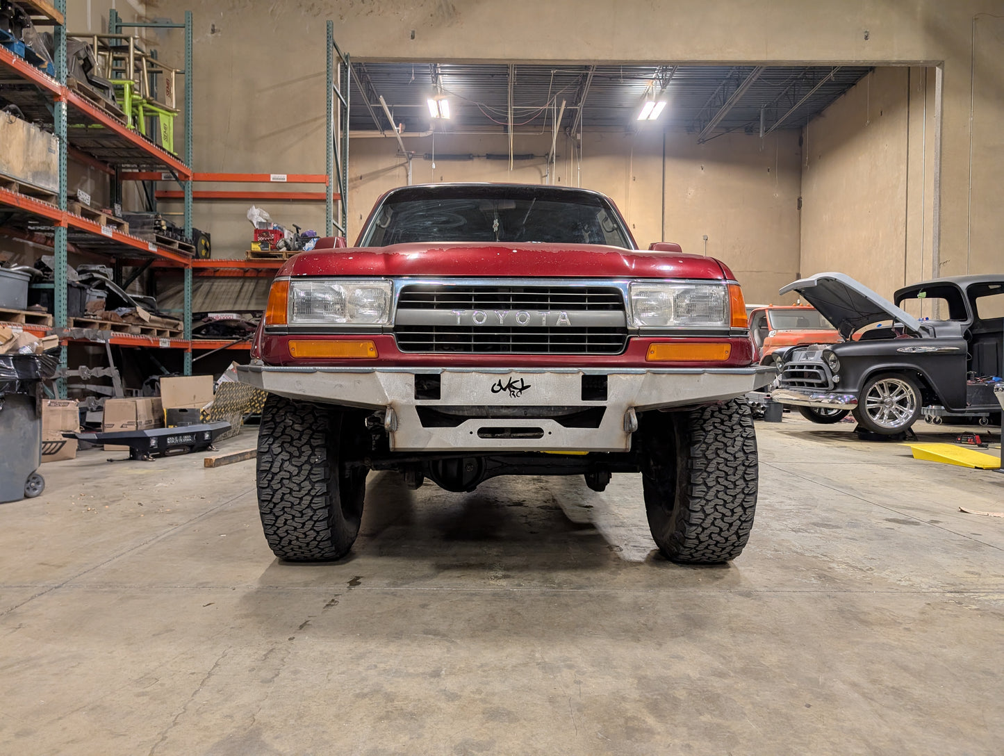 Toyota Land Cruiser 80 Series and Lexus LX 450 front winch bumper