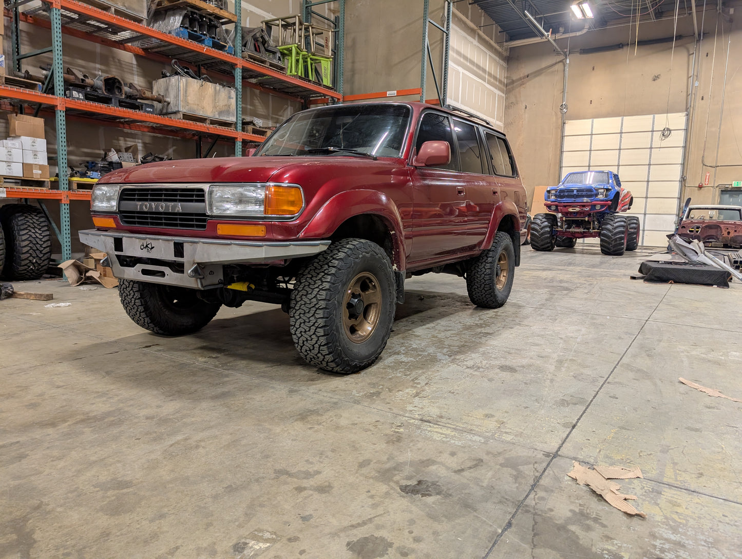 Toyota Land Cruiser 80 Series and Lexus LX 450 front winch bumper