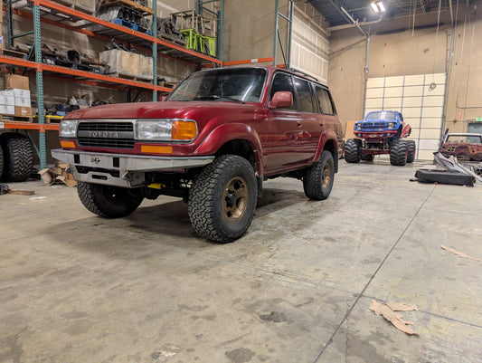 Toyota Land Cruiser 80 Series and Lexus LX 450 front winch bumper