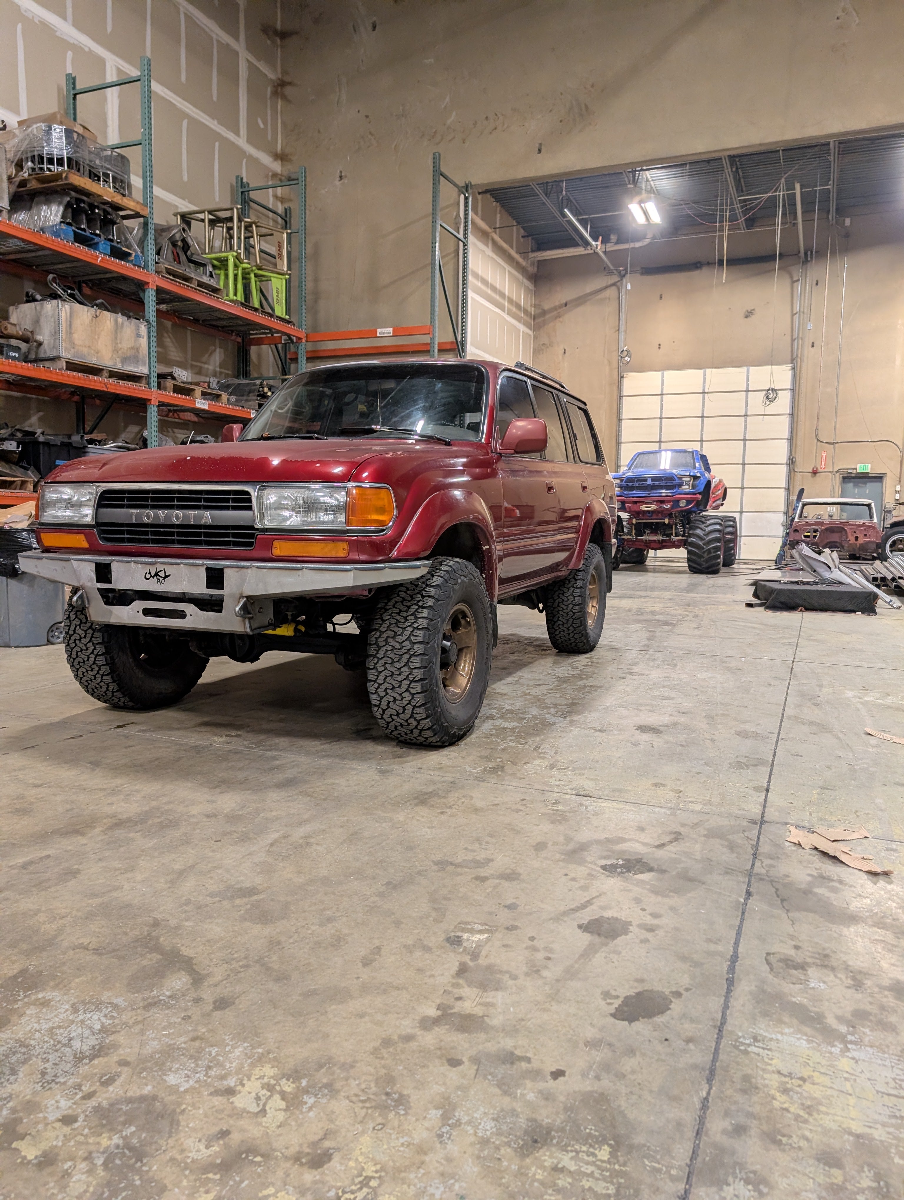Toyota Land Cruiser 80 Series and Lexus LX 450 front winch bumper