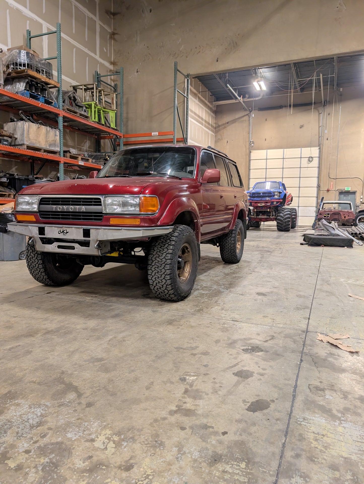 Toyota Land Cruiser 80 Series and Lexus LX 450 front winch bumper