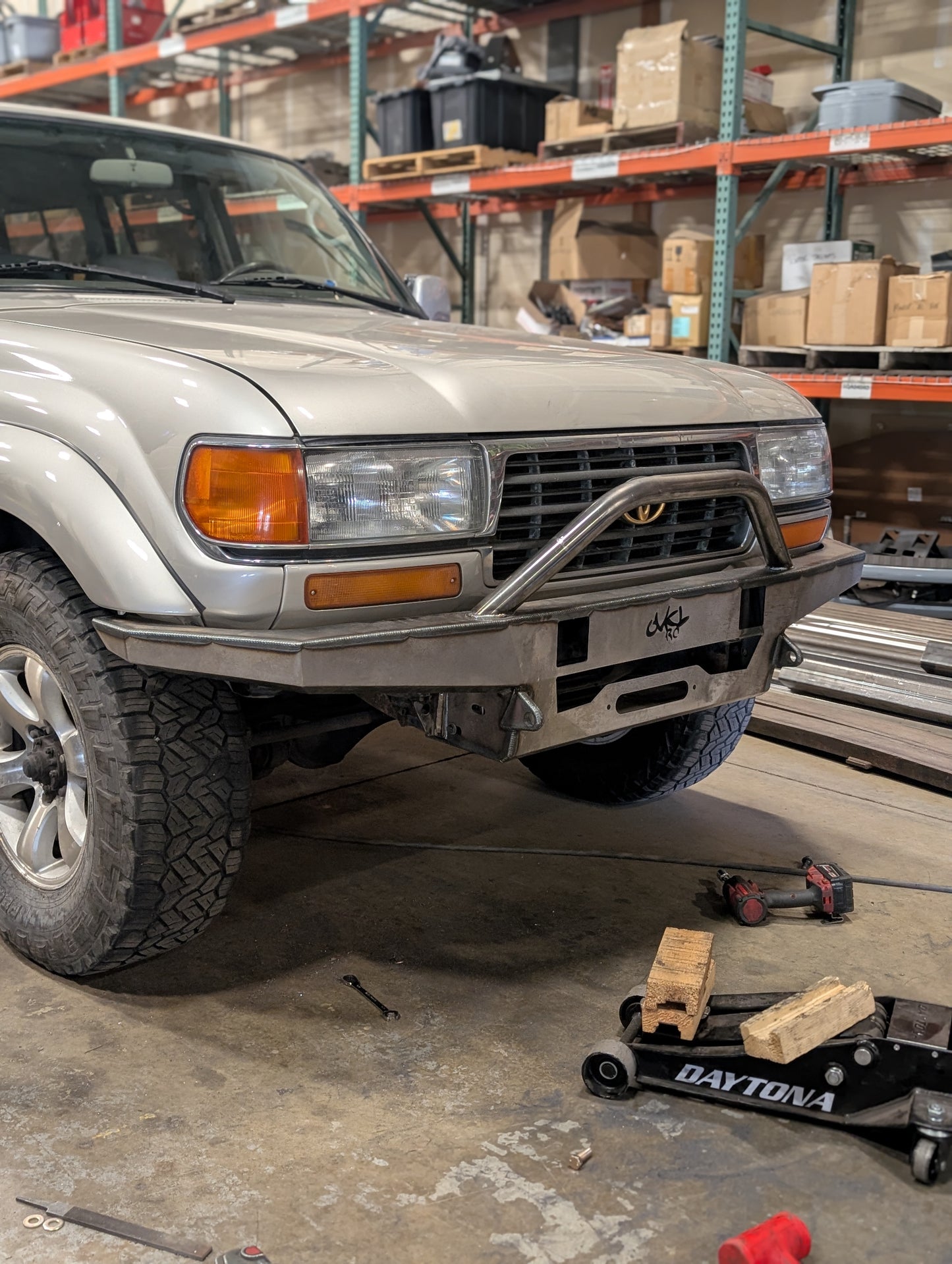 80 Series DIY Front winch bumper