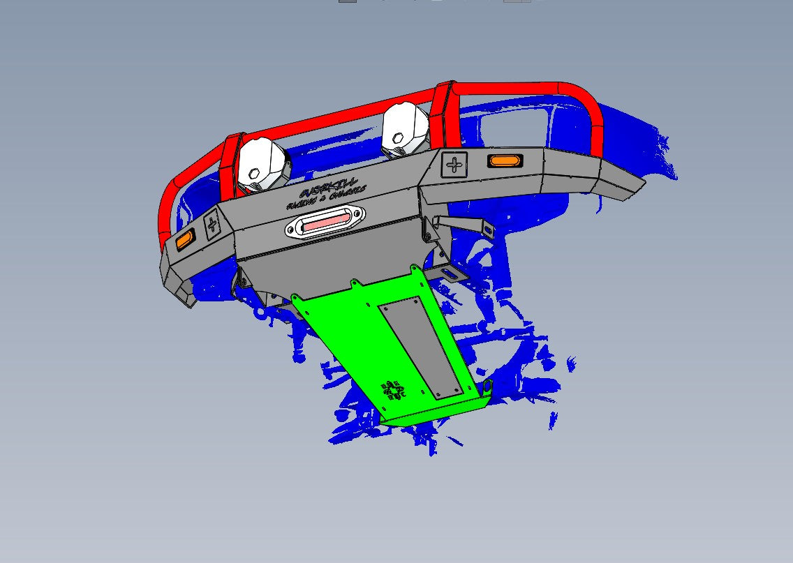 3rd Generation Toyota Pickup/2nd Generation Toyota 4runner Front DIY bumper// FREE SHIPPING